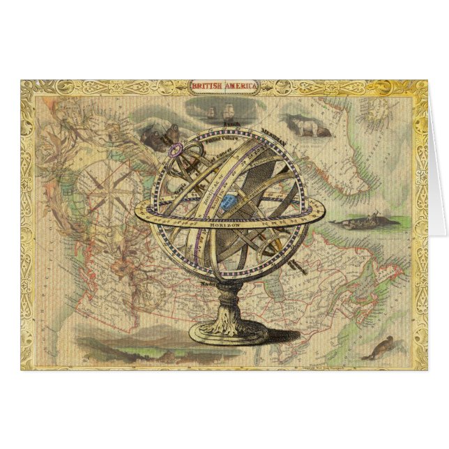 La vieille Amérique britannique Explorez la carte  (Devant horizontal)