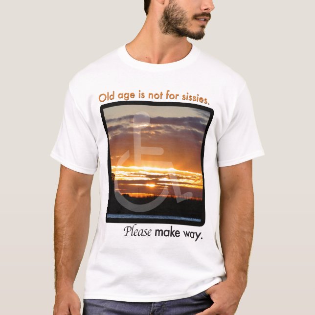"La vieillesse n'est pas T-shirt pour poules (Devant)