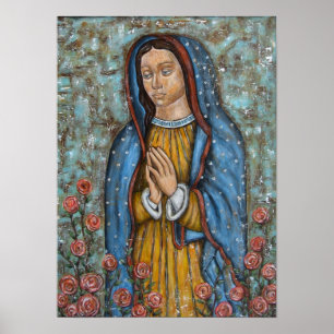 La Vierge de Guadalupe - Poster