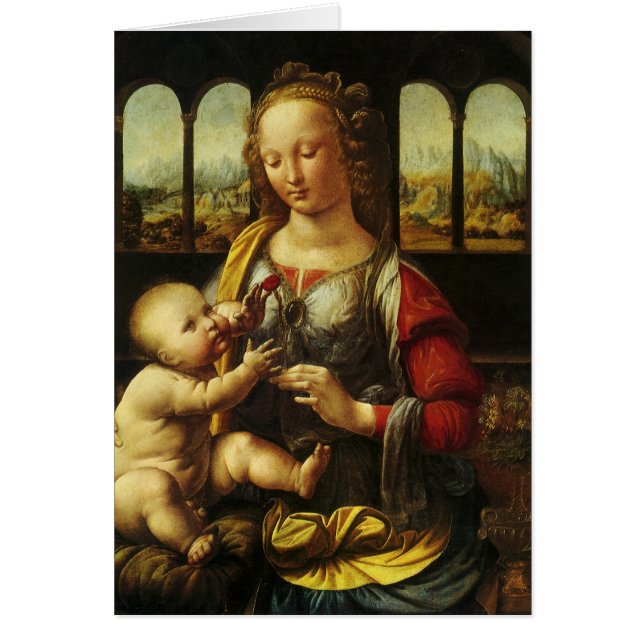 La Vierge de la Carnation de Léonard de Vinci (Devant)