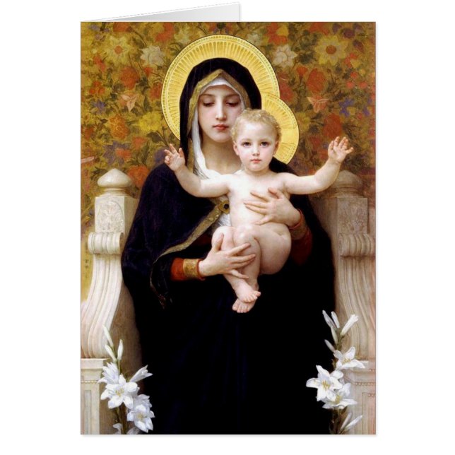 La Vierge des Lilies (La Vierge au Lys) (Devant)
