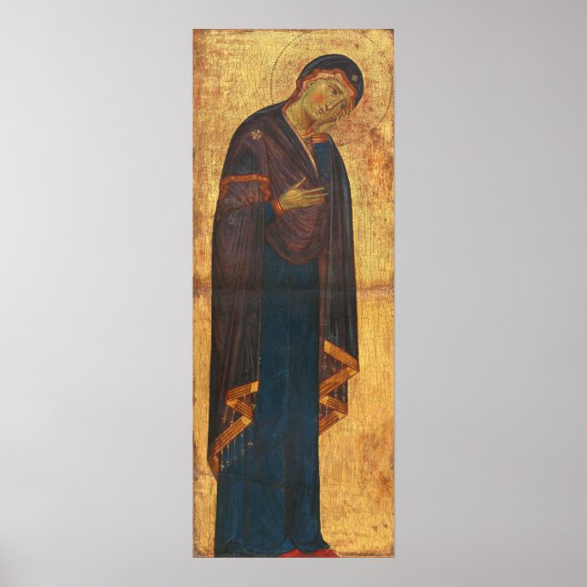 La Vierge en deuil - Affiche franciscaine des Beau (Devant)