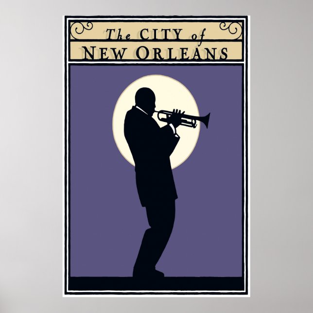 La Ville de La Nouvelle-Orléans, Poster (Devant)