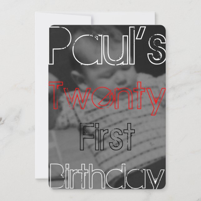 La vingt et unième invitation de Paul (Devant)