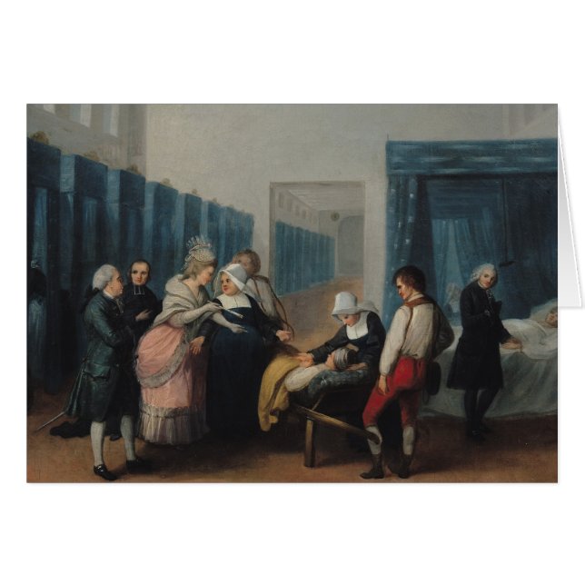 La visite de Monsieur et de Madame Necker (Devant horizontal)