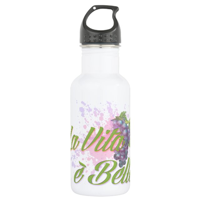 La Vita e' Bella 532 Ml Water Bottle (Front)