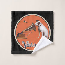 La voix de son maître Vintage Orange