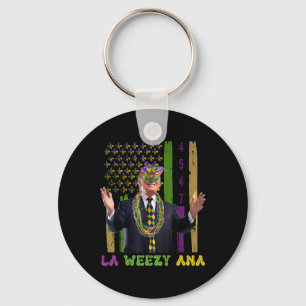 La Weezy Ana Funny Mardi Gras 2025 Keychain