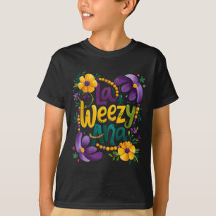 La Weezy Ana Mardi Gras Costume New Orleans  T-Shirt