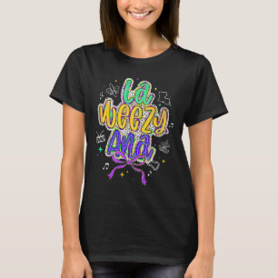 La Weezy Ana Mardi Gras Fat Tuesday Coquette T-Shirt