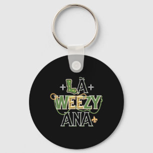 La Weezy Ana Mardi Gras Keychain
