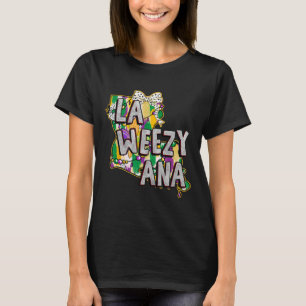 La Weezy Ana Mardi Gras Louisiana Fat Tuesdays Lou T-Shirt
