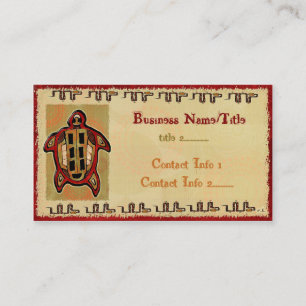 Laako'ob Uchben Mayan Folk Art TATTOO VENDOR TRADE Business Card
