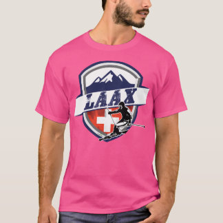 Laax Ski Switzerland Skiing Alps 	 	 02 Active T-Shirt