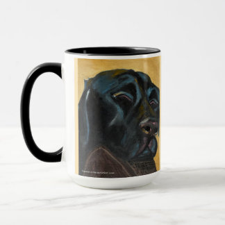 Lab Black Sleeping | Mug à deux tons, 15 oz