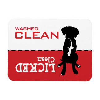 Lab Boxer Puppy Dishwasher Magnet Sign