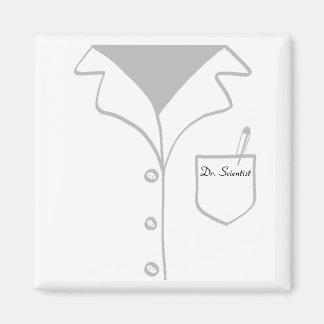 Lab coat magnet - fully customizable!