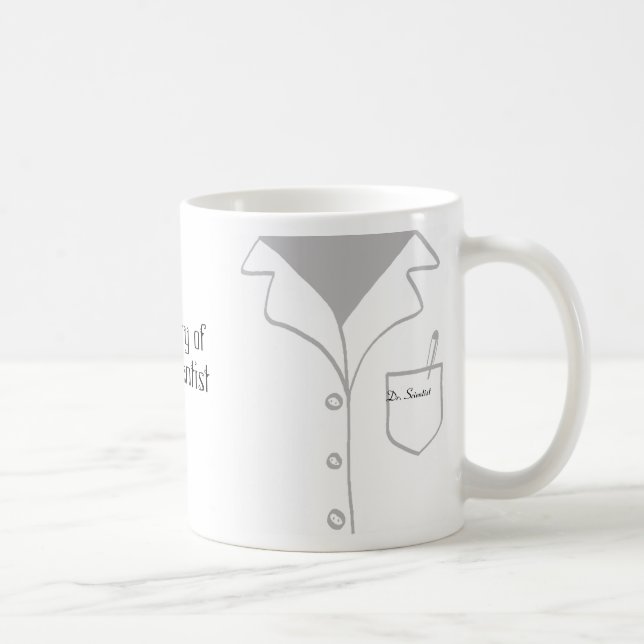 Lab coat mug - fully customizable! (Right)