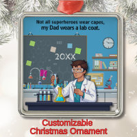 Lab Coat Wearing Dad Is A Superhero
