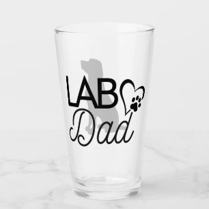 “Lab Dad” Pint Glass
