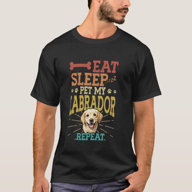 Lab Dog Labrador Retriever 1 T-Shirt (Front)