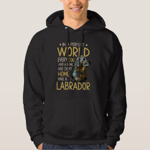Lab Dog Labrador Retriever Mom 1 Hoodie