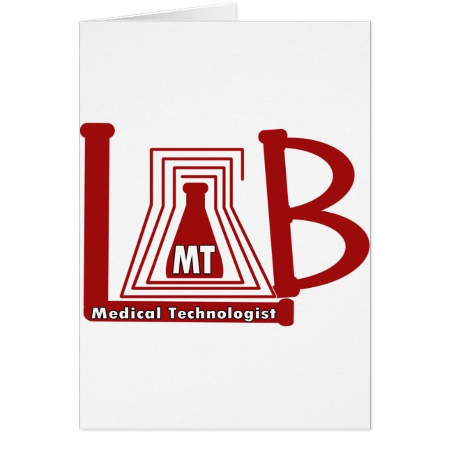 LAB FLASK LOGO MT - MEDICAL TECHNOLOGIST (Front)
