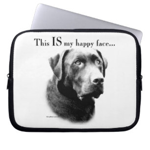 Lab Happy Face Laptop Sleeve