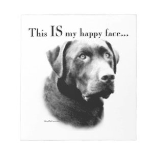 Lab Happy Face Notepad