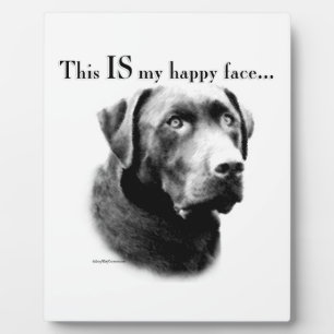Lab Happy Face Plaque
