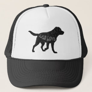 Lab Love Black Labrador New Puppy Dog Dad Mom Trucker Hat