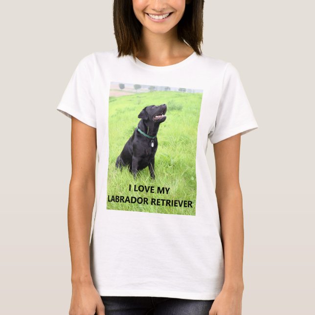 lab love w pic T-Shirt (Front)
