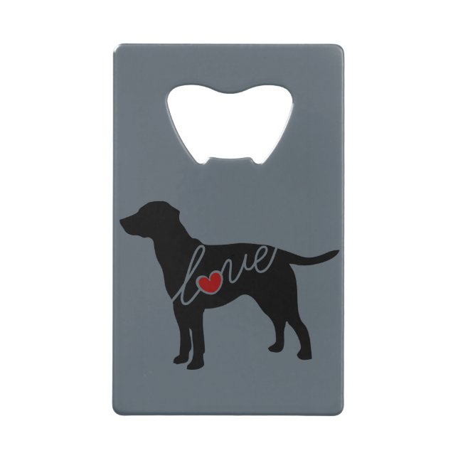 Lab Love Wallet Bottle Opener (Front)