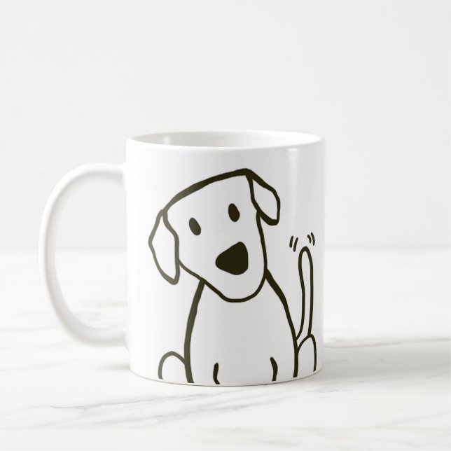 Lab Lover Dog Face Mug (Left)