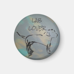 Lab Lover Magnet