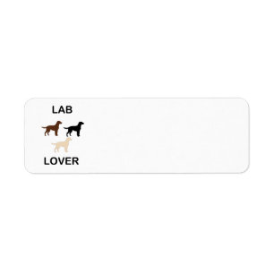 Lab Lover toutes les couleurs silhouettes