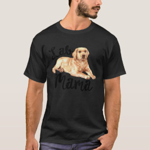 Lab Mama Labrador Retriever Dog Mom Rescue Women M T-Shirt