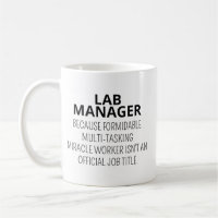 Lab Manager Mug, Lab Manager Gift, Funny Laborator