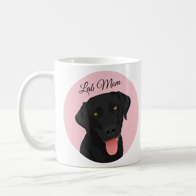 Lab Mom Coffee Mug (Left)