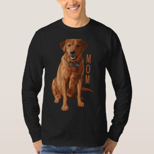 Lab Mom Fox Red Labrador Retriever Dog T-Shirt