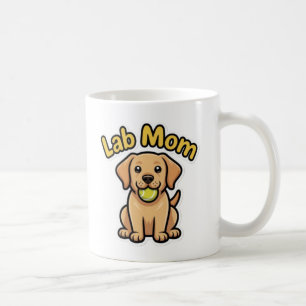 Lab Mom Labrador Retriever Cute Puppy Coffee Mug L