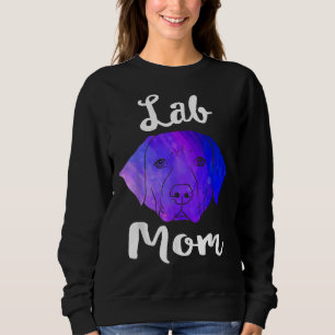 Lab Mom Labrador Retriever Dog Rescue Lab Mama Mot Sweatshirt