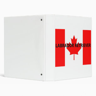 lab name Canadian-Flag Binder