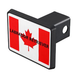 lab name Canadian-Flag Trailer Hitch Cover