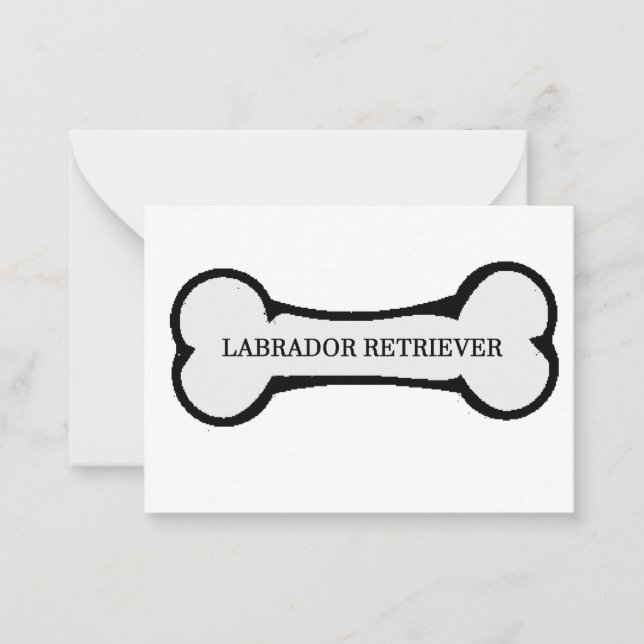 lab name on bone card (Front)