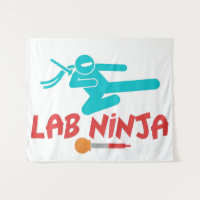 LAB NINJA - MEDICAL LAB SCIENTIST TAPESTRY