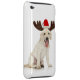 Lab Puppy Wearing Antlers Barely There iPod Cover (Back/Right)