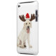 Lab Puppy Wearing Antlers Barely There iPod Cover (Back Left)