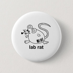 Lab Rat 2 Inch Round Button