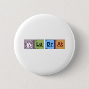 Lab Rat 2 Inch Round Button